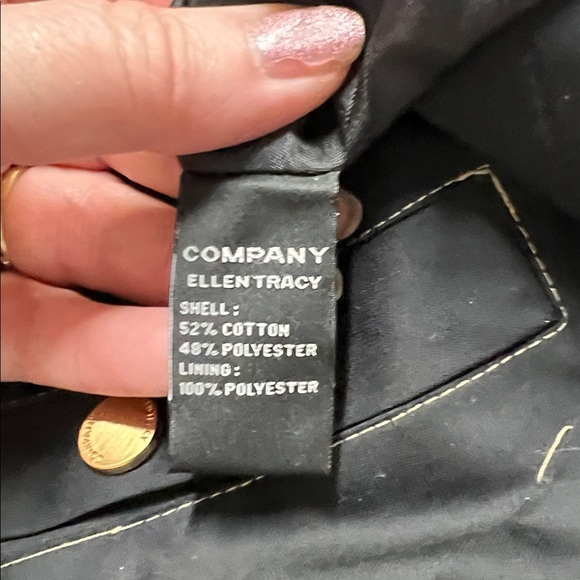 Ellen Tracy All Weather Utility Jacket Black - Picture 6 of 7